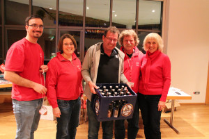 Ein Kasten Bier für den vorletzen Platz: Karl Wutzer
