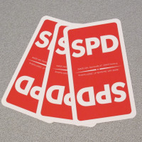 Spielkarten mit SPD-Logo